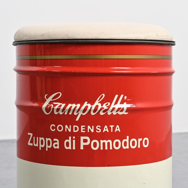 Campbells Soup Can Stool by Dino Gavina for Ultramobile Simon, 1971 For Sale - Image 11 of 18