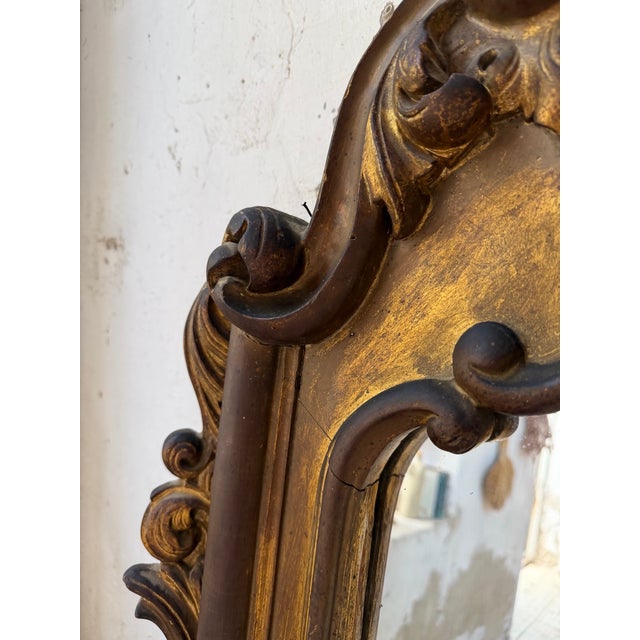 Antique Wooden Fireplace Mirror, 1800 For Sale - Image 18 of 18