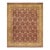 Vintage Moroccan Hand Knotted Wool Area Rug, Burgundy - 8'1" X 9'10" For Sale