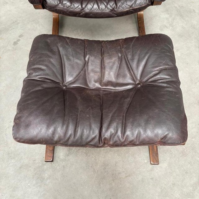 Set of Siësta Lounge Chair and Ottoman by Ingmar Relling, 1960s For Sale - Image 11 of 16