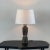 Sillons' Grooved Pottery Lamp With Parchment Shade by Design Freres For Sale In Los Angeles - Image 6 of 7