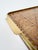 Wood Mid-Century Modern Acrylic Glass, Brass and Cane Webbing Tray in the style of Christian Dior, 1970s For Sale - Image 7 of 18