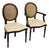 Bombay Company Traditional Oval Cane-Back Chairs, Set of Two For Sale