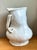 Late 20th Century Vintage Monumental White Ceramic Double-Handled Vase For Sale - Image 5 of 12
