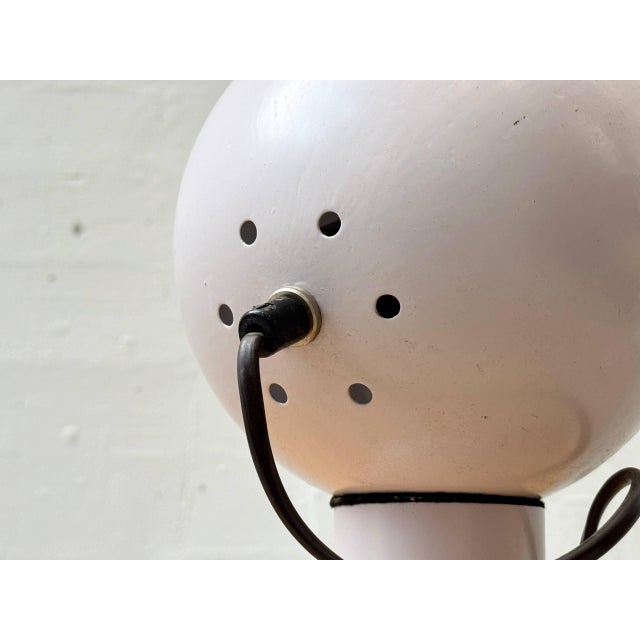 Ivory Vintage Eyeball Table Lamps, Italy, 1970s, Set of 2 For Sale - Image 8 of 16