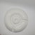 Vintage p.v. France White Majolica Artichoke Plates Floral Embossed Relief - Set of 5 For Sale - Image 17 of 17