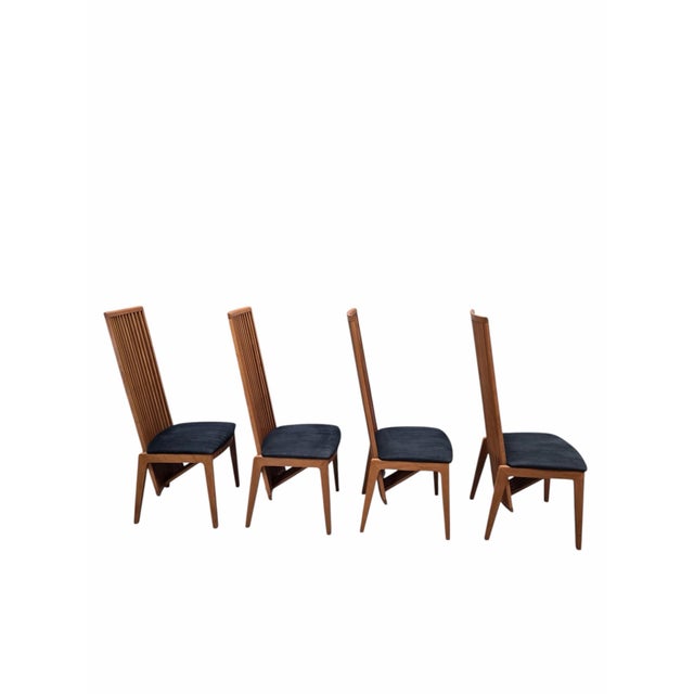 Vintage Italian Antonio Sibau "California" Side Chairs - 4 For Sale - Image 9 of 11