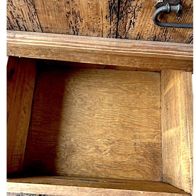 Mexican Rustic Santa Fe Style Planked Ponderosa Pine Low Boy Chest of 8 Drawers Drawers For Sale - Image 13 of 16