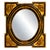 Vintage Neoclassical Empire Italian Giltwood Mirror with Fruit and Laurel Motifs, 1970s, in Good conditions. Designed 1970...