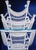 Antique Heywood Wakefield Attributed White Ornate Wicker Platform Rocker / Rocking Chair ~Circa: 1890 - 1915~ For Sale - Image 17 of 18
