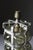Metal Mid-Century Brutalist Venitian Blown Glass Lamp Base, 1950s For Sale - Image 7 of 12