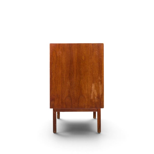 Mid 20th Century Jack Cartwright for Founders Mid Century Walnut and Cane Credenza For Sale - Image 5 of 10