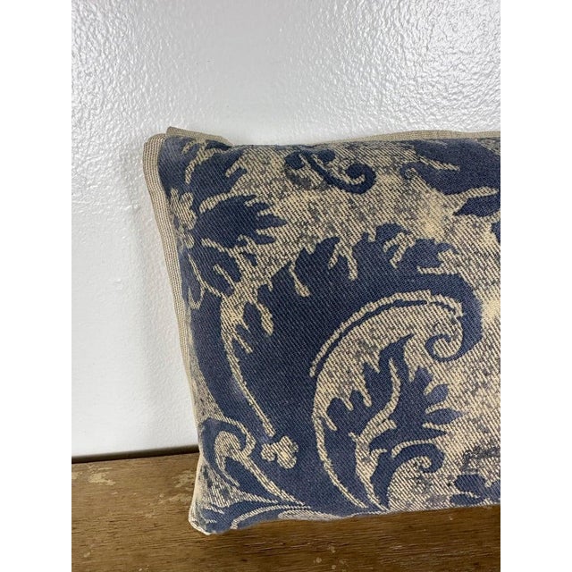 Rococo Petite Fortuny Textile Pillow For Sale - Image 3 of 5