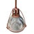 1950s 1950s Mid Century Modern Holophane Pendant Ceiling Light Copper-Tone Finish For Sale - Image 5 of 8