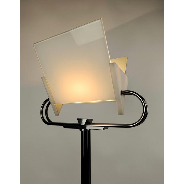 Italian Postmodern Floor Lamp Design attributed to Perry A. King & S. Miranda for Arteluce, 1980s For Sale - Image 10 of 18