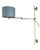 Mid-Century Modern Vintage Swing Sconce in Bronze and Brass, 1960s For Sale - Image 3 of 16