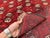 Antique Red Bokhara Hand-Knotted Wool Rug - 7'9" X 5'3" For Sale - Image 11 of 11