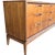 Sculptural Mid-Century Walnut 9-Drawer Dresser in Danish Modern Style For Sale - Image 15 of 17