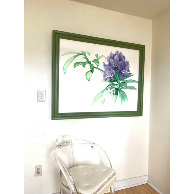 Measures 46 x 37” Beautifully framed by Plasteel Minor scuffs on frame Archival plexiglass