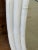 Serge Roche Vintage Faux Bamboo Oval Wall Palmette Mirror in Distressed White Finish For Sale - Image 4 of 12