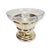 Large Art Deco Crystal Glass Centerpiece Bowl on Pedestal For Sale - Image 12 of 12