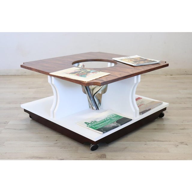 Vintage Square Coffee Table, 1970s For Sale - Image 11 of 12