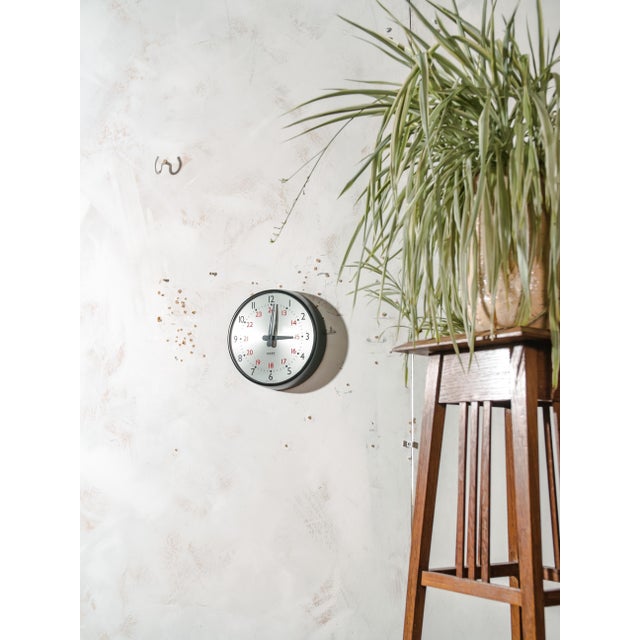 24 Hour Dial Clock from Gent of Leicester, England, 1960s For Sale - Image 10 of 11