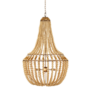 Currey & Company Penelope Beige Chandelier