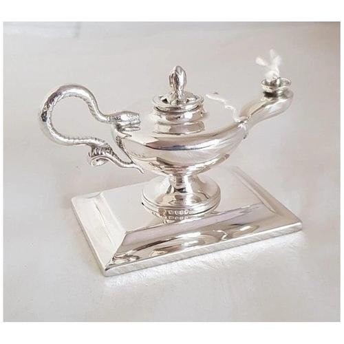Vintage Sterling Silver Table Cigar Lighter from Barnard & Sons, 1933 For Sale - Image 18 of 18