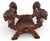 Monumental 19th-Century Renaissance Revival Carved Walnut Folding Stool For Sale - Image 12 of 13