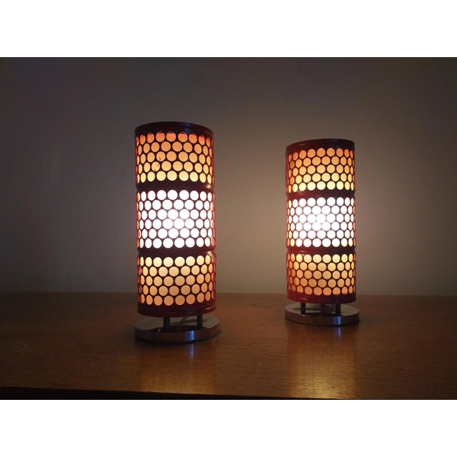 - Very rare model - Nice style of lighting - Probably prototype of Josef Hurka. European Plug (up to 250V).The wiring of...