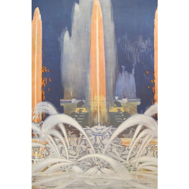 About The Poster: A fabulous Art Deco poster advertising the exceptional night-life offered at the royal palace of...