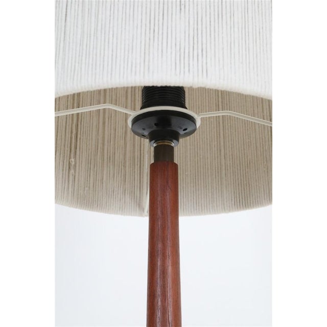 Brown Mid-Century Danish Teak Floor Lamp, 1960s For Sale - Image 8 of 16