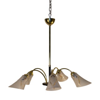 Mid-Century Chandelier, France, 1950s For Sale