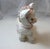Mid Century Ceramic Baby Donkey Planter Pink & White Spaghetti Detail For Sale In West Palm - Image 6 of 10