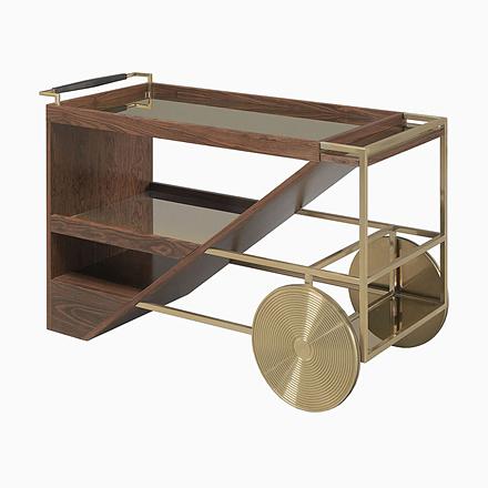 Enzo Tea Trolley by Jetclass For Sale - Image 4 of 4