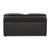 Atlanta 2-Seater Sofa in Black Leather from Laauser For Sale - Image 12 of 14