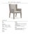 Early 21st Century Set of 6 Bernhardt Linea Upholstered Dining Chairs – 2 Arm Chairs & 4 Side Chairs For Sale - Image 5 of 6