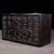 Vintage Chinese Carved Hardwood "Hundred Blessings" Box With Brass Latch - Scholar's Box For Sale In Los Angeles - Image 6 of 9