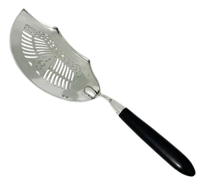 Dutch Silver Fish Server by Jacob Van Wijk, 1824