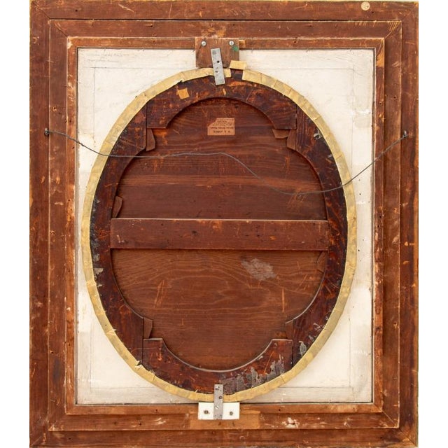 Textile Etienne Billet Portrait of William H. Fitch, Oil on Canvas For Sale - Image 7 of 9