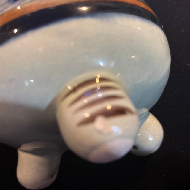 Mexican Tonala Pot Signed Cat Ceramica Artistica Tonala, 1960's For Sale - Image 3 of 3