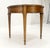 Mid-Century Modern Heritage Henredon Round Fruitwood Lamp Side Table on Tapered Legs MINT For Sale - Image 3 of 13