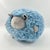 Contemporary Plush Lambskin Sheep Ball - Blue For Sale - Image 3 of 6