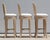 1980s Vintage Italian Hollywood Regency Grotto Shell-Back Swivel Bar Stools - Set of 3 For Sale - Image 10 of 18