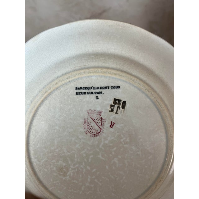 Vintage Riddle Plates, 1920s, Set of 5 For Sale - Image 10 of 16