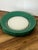 Vintage Duralex France two-tone tempered glass plates, typically manufactured in the 1960s or 1970s. They feature a...