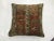 Shabby Chic Mid 19th Century Square Heriz Pillow For Sale - Image 3 of 4