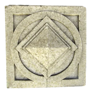 Denver Pottery Works Glazed Terra Cotta Square Fragment