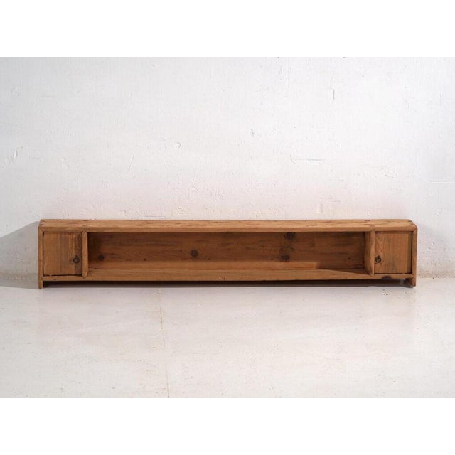 Antique Pine Low Sideboard For Sale - Image 4 of 11